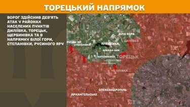 Фото 19 — Карта бойових дій в Україні на 1 серпня 2025 року
