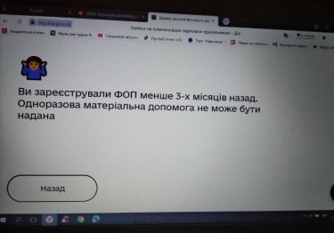 Фото 2 — Как ФЛП отказали в "Дія" в получении 8000 грн из-за ошибки, от которой все отмахиваются