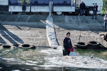 Фото 2 — Почти 67 тонн: в Украине началась кампания зарыбления водоемов (ФОТО)