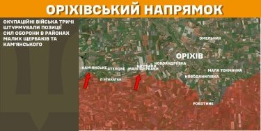Фото 20 — Карта бойових дій в Україні на 25 лютого 2025 року