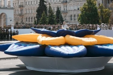 Фото 17 — Как прошел военный парад ко Дню Независимости Украины в Киеве (ФОТОРЕПОРТАЖ)