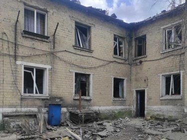 Фото 3 — Очередная атака "шахедами" - в Полтавской области попадание в инфраструктурный объект, в Днепропетровской - пожар на элеваторе