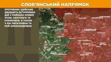 Фото 12 — Карта бойових дій в Україні на 27 липня 2026 року
