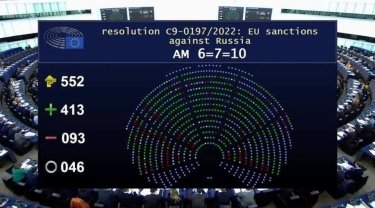 Фото 2 — Європарламент вимагає повного ембарго на російські енергоносії – резолюція