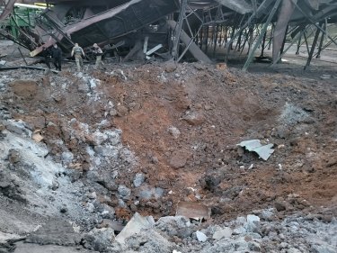 Фото 7 — Военные показали фото последствий удара по ОПЗ (ФОТО, ВИДЕО)