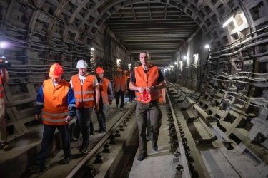 Фото 6 — Ремонт тоннеля метро между "Демеевской" и "Лыбедской" на завершающей стадии, — Кличко (ФОТО)