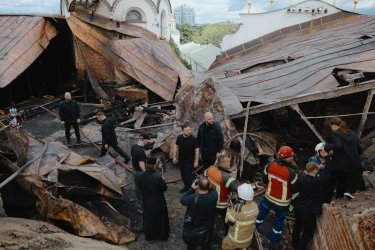 Фото 4 — Восстановление Успенского собора Киево-Печерской лавры: правительство выделит средства после атаки РФ