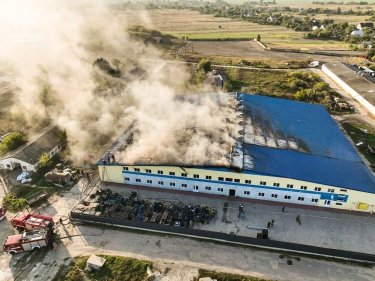 Фото 2 — Под Киевом снова горела грибная ферма (ФОТО)