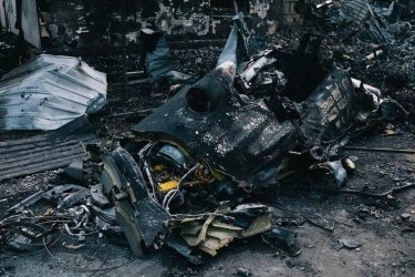Фото 3 — ВСУ сбили истребитель оккупантов над Киевом