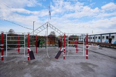 Фото 4 — В Василькове открыли модульный городок для ВПЛ и жителей разрушенного авиаударом дома