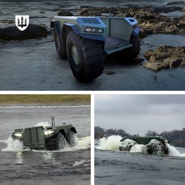 Фото 2 — ЗСУ використовуватимуть "бронеамфібію": які характеристики наземного роботизованого комплексу (ФОТО)