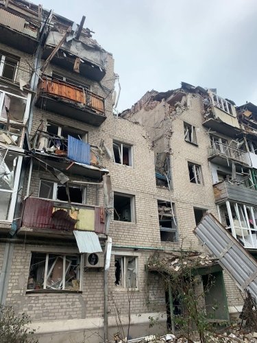 Фото 6 — Славянск подвергся массированному обстрелу. Один человек погиб