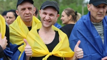Фото 8 — Обмен пленных: Украина вернула домой новую группу тяжелораненых и тяжелобольных воинов (ФОТО)
