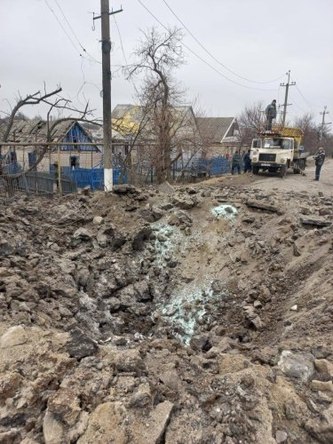 Фото 2 — Россияне обстреляли ракетами С-300 Запорожскую область: повреждены дома и газопровод (ФОТО)