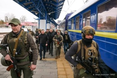 Фото 2 — В Киев прибыли президенты Польши, Литвы, Латвии и Эстонии (ФОТО)