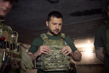 Фото 20 — Зеленський на Донеччині відвідав підрозділ ІПСО (ФОТО)