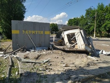 обстрел херсона, атаки на херсон