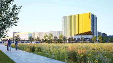 Фото 3 — Семиэтажная башня и солнечные акценты: в Буче построят новый индустриальный парк