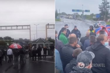 Фото 4 — Бунт заробитчан на границе: в Закарпатье произошли потасовки на КПП (ФОТО, ВИДЕО)