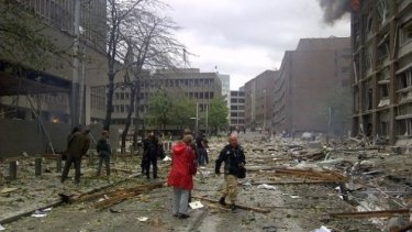 Фото 11 — В центре Осло произошел взрыв