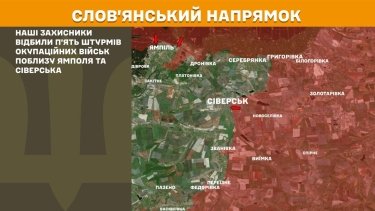 Фото 18 — Карта бойових дій в Україні на 22 грудня 2025 року