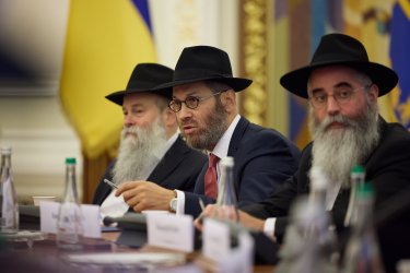Фото 59 — Зеленський зустрівся з єврейським духовенством напередодні Рош га-Шана (ФОТО, ВІДЕО)