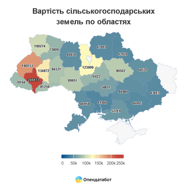 Фото 2 — В Україні знизилися ціни на землю: в яких областях найдорожчий гектар