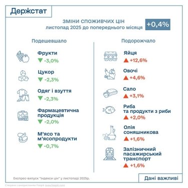 Фото 3 — Шестой месяц замедления: инфляция в ноябре выросла всего на 0,4%
