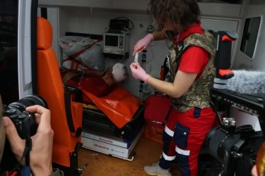Фото 12 — Ракетный удар по Харькову: пострадали исключительно мирное население и социальная инфраструктура (ФОТО)