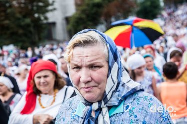 Фото 35 — "Мы сюда приехали мира просить" — как в Киеве прошел Крестный ход УПЦ МП (фото)