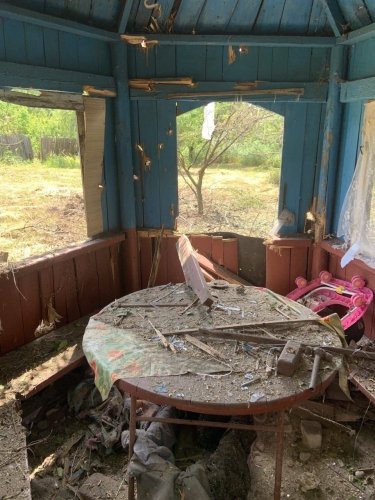 Фото 5 — Россияне применили кассетные боеприпасы по Гродовской общине, в Торецке обстреляли школу - Донецкая ОВА