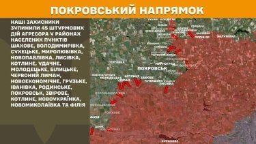 Фото 20 — Карта боевых действий в Украине на 2 октября 2025 года