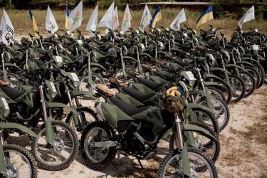 Фото 7 — 119 мотоциклів для ЗСУ: до Дня Незалежності здійснили найбільшу передачу мототехніки військовим