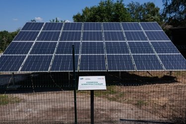 Одна з СЕС у Чернігівській області