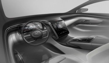 Фото 2 — Hyundai рассекретила дизайн нового поколения кроссовера Tucson (ФОТО)