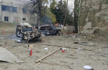 Донецкая область, разрушения, автомобили