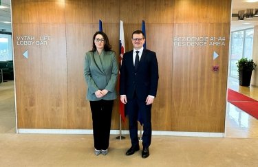 Министр экономики Украины Юлия Свириденко встретилась с вице-премьер-министром Словакии Петером Кмецем