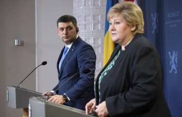 Премьер-министры Украины и Норвегии. Фото: правительственный портал