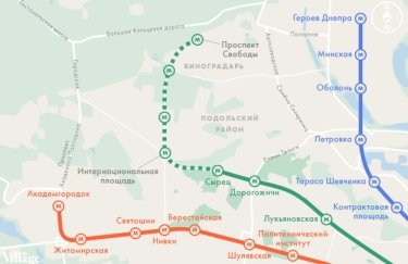 Киев выделил землю под строительство метро на Виноградарь