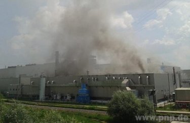 Фото: пожар на заводе BMW (pnp.de)  