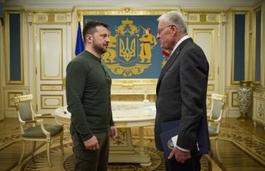 Володимир Зеленський з Кітом Келлогом. Фото: president.gov.ua Володимир Зеленський з Кітом Келлогом.