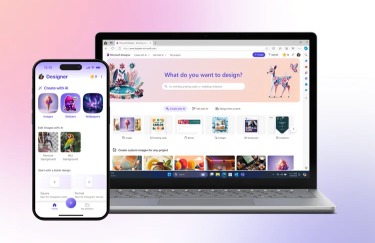 Microsoft Designer на базі штучного інтелекту стає доступним для iOS та Android