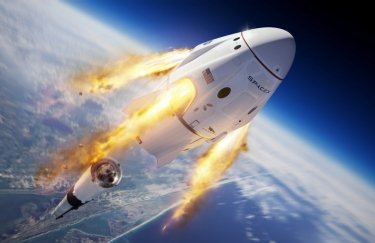 Космический корабль Crew Dragon. Фото: twitter.com/SpaceX