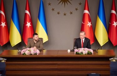 Президенты Украины и Турции Владимир Зеленский и Реджеп Тайип Эрдоган. Фото: ОП эрдоган, зерно