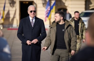 Джо Байден и Владимир Зеленский в Киеве. Фото: Офис президента В США подтвердили предстоящую встречу Байдена и Зеленского