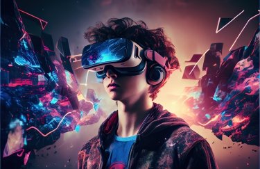 Виртуальная реальность, VR, парень