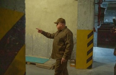 Начальник КМВА Сергій Попко під час огляду укриттів. Фото: пресслужба адміністрації