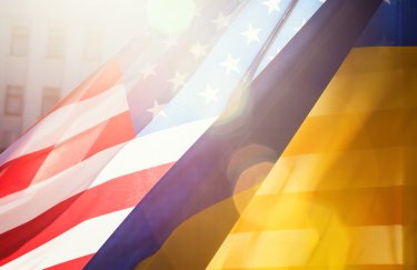 США, Украина, флаги