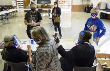 В США состоялось голосование на президентских выборах. Фото: Getty Images В США состоялось голосование на президентских выборах. Фото: Getty Images