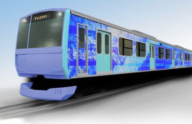 Проект японского эко-поезда. Фото: NHK